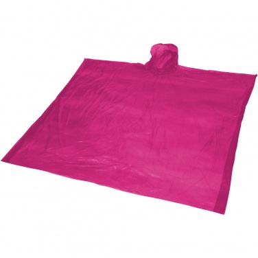 Logo trade promotional giveaways picture of: Ziva disposable rain poncho with storage pouch