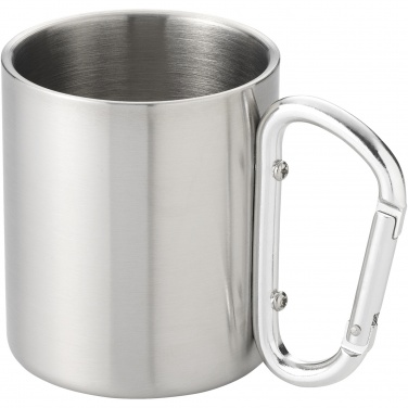 Logotrade promotional item picture of: Alps 200 ml insulated mug with carabiner