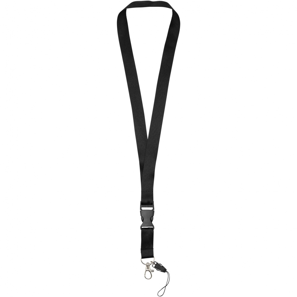 Logo trade promotional gifts image of: Sagan phone holder lanyard with detachable buckle