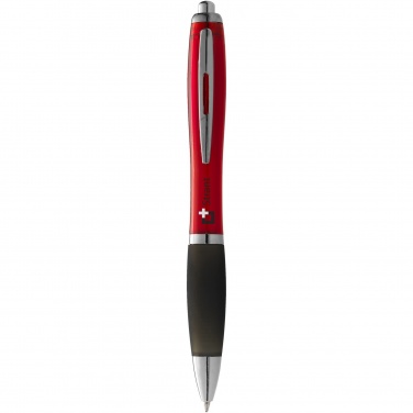 Logotrade promotional items photo of: Nash ballpoint pen coloured barrel and black grip