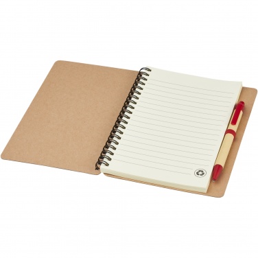 Logo trade business gifts image of: Priestly recycled notebook with pen