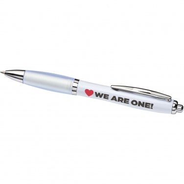 Logotrade promotional product image of: Nash ballpoint pen with coloured barrel and grip