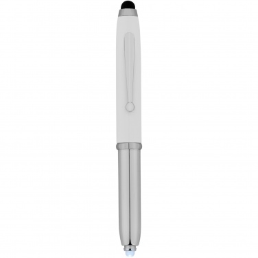 Logo trade promotional gift photo of: Xenon stylus ballpoint pen with LED light
