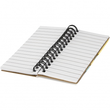 Logotrade advertising products photo of: Spinner spiral notebook with coloured sticky notes