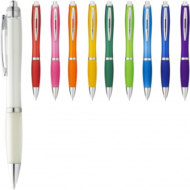 Logotrade advertising product image of: Nash ballpoint pen coloured barrel and grip