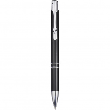 Logo trade promotional product photo of: Moneta aluminium click ballpoint pen (blue ink)