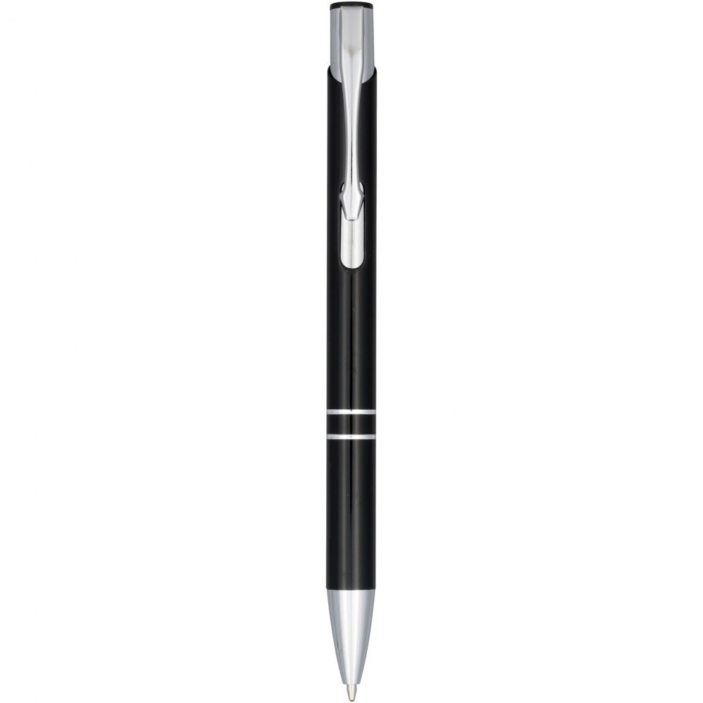 Logotrade promotional merchandise picture of: Moneta anodized aluminium click ballpoint pen