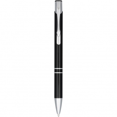 Logo trade advertising products image of: Moneta anodized aluminium click ballpoint pen