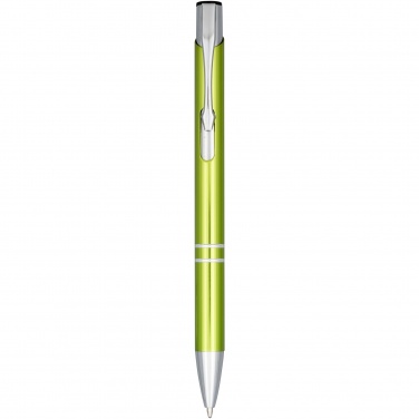 Logo trade corporate gift photo of: Moneta anodized aluminium click ballpoint pen