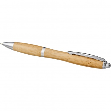 Logotrade promotional giveaway image of: Nash bamboo ballpoint pen