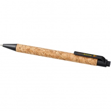 Logotrade promotional merchandise picture of: Midar cork and wheat straw ballpoint pen