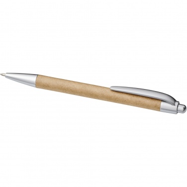 Logo trade advertising products image of: Tiflet recycled paper ballpoint pen