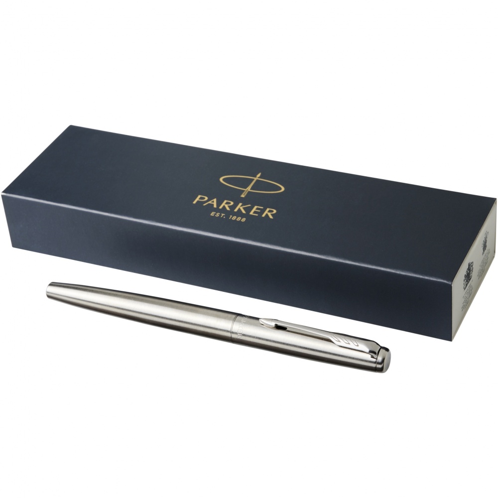 Logo trade promotional giveaway photo of: Parker Jotter stainless steel fountain pen