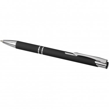 Logo trade promotional giveaway photo of: Moneta soft touch ballpoint pen