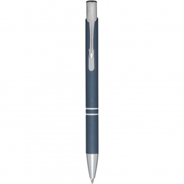 Logo trade promotional items image of: Moneta soft touch ballpoint pen