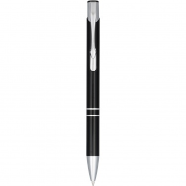 Logotrade promotional gift image of: Moneta anodized aluminium click ballpoint pen