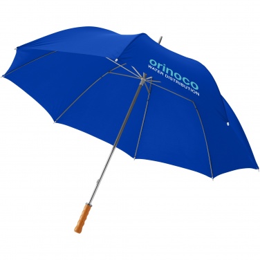 Logo trade promotional giveaway photo of: Karl 30" golf umbrella with wooden handle