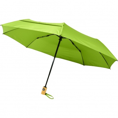 Logo trade promotional gifts picture of: Bo 21" foldable auto open/close recycled PET umbrella