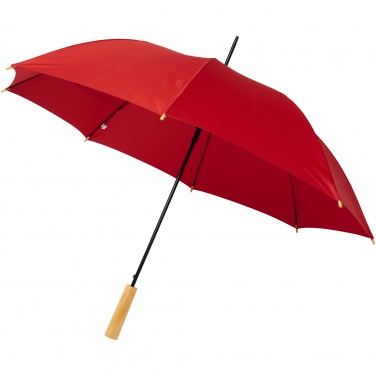 Logo trade promotional giveaways image of: Alina 23" auto open recycled PET umbrella