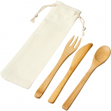 Logotrade promotional gift picture of: Celuk bamboo cutlery set
