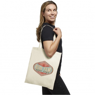 Logo trade corporate gifts picture of: Carolina 100 g/m² cotton tote bag 7L