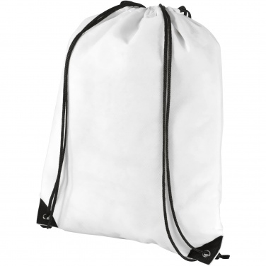 Logo trade advertising products image of: Evergreen non-woven drawstring bag 5L