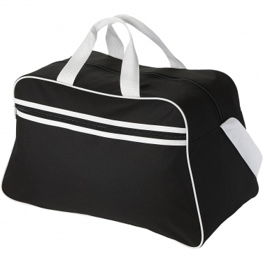 Logo trade promotional products image of: San Jose 2-stripe sports duffel bag 30L