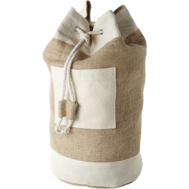 Logo trade business gifts image of: Goa jute sailor duffel bag 16L