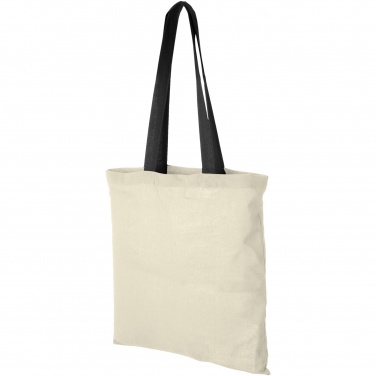 Logotrade promotional merchandise image of: Nevada 100 g/m² cotton tote bag coloured handles 7L