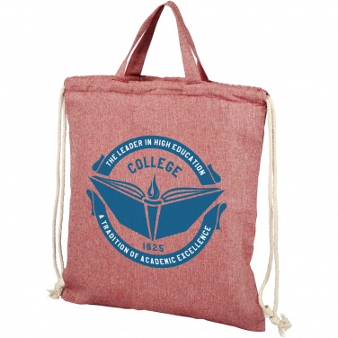 Logo trade advertising products picture of: Pheebs 150 g/m² recycled drawstring bag 6L