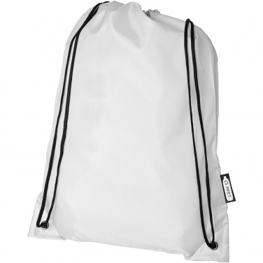 Logo trade promotional merchandise image of: Oriole RPET drawstring bag 5L