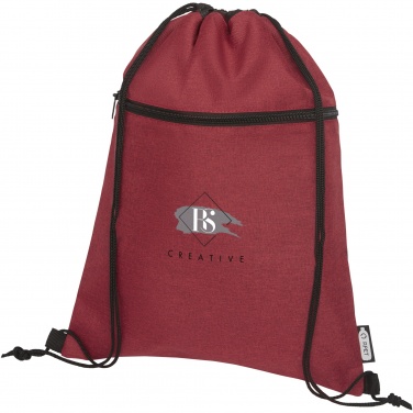 Logotrade promotional product picture of: Ross RPET drawstring bag 5L