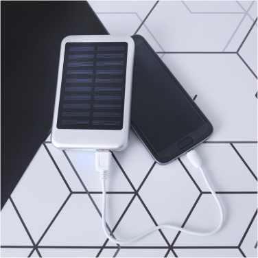 Logo trade advertising product photo of: Bask 4000 mAh solar power bank