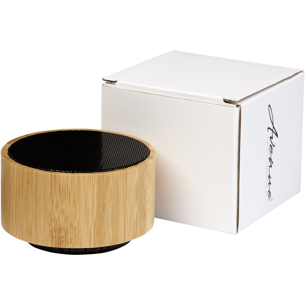 Logo trade promotional merchandise picture of: Cosmos bamboo Bluetooth® speaker