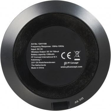 Logotrade corporate gift picture of: Fiber 3W wireless charging Bluetooth® speaker