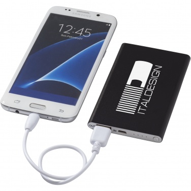 Logo trade corporate gifts image of: Pep 4000 mAh power bank