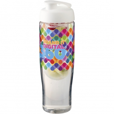 Logo trade promotional merchandise image of: H2O Active® Tempo 700 ml flip lid sport bottle & infuser