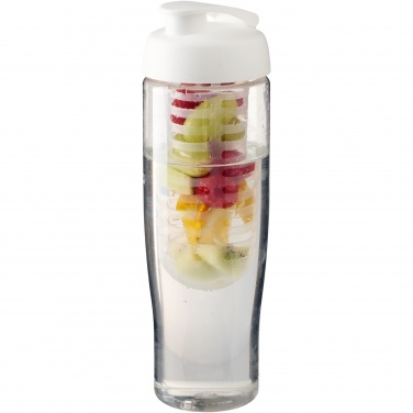 Logo trade promotional merchandise picture of: H2O Active® Tempo 700 ml flip lid sport bottle & infuser
