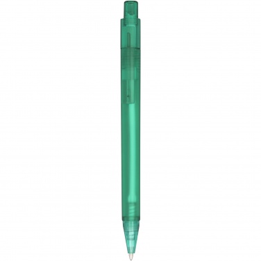 Logo trade business gifts image of: Calypso frosted ballpoint pen