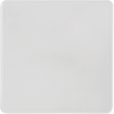Logo trade promotional giveaway photo of: Renzo square plastic coaster