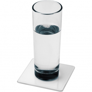 Logotrade promotional giveaway picture of: Renzo square plastic coaster