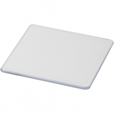 Logo trade promotional products image of: Renzo square plastic coaster