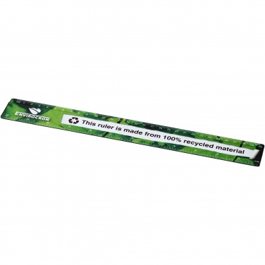 Logotrade promotional products photo of: Terran 30 cm ruler from 100% recycled plastic