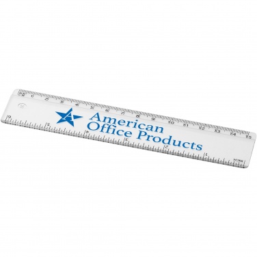 Logo trade promotional product photo of: Renzo 15 cm plastic ruler