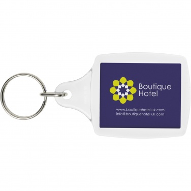 Logo trade promotional giveaways image of: Tour A5 keychain