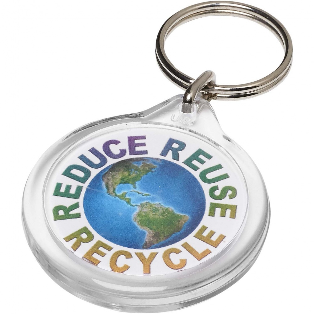 Logo trade promotional gifts picture of: Orb I7 round keychain