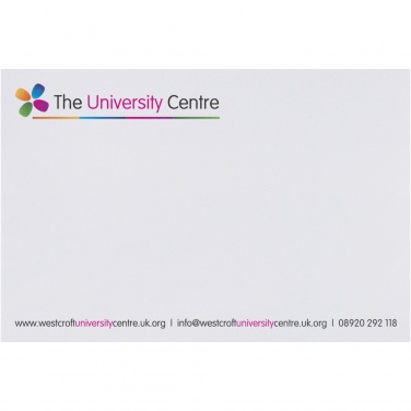 Logo trade promotional gifts image of: Sticky-Mate® sticky notes 150x100mm