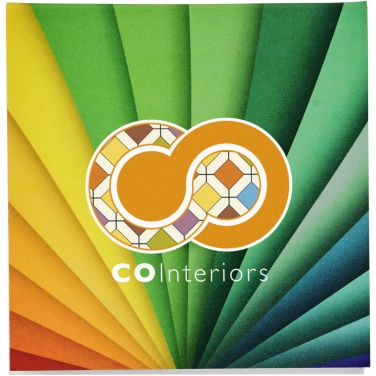 Logotrade promotional products photo of: Sticky-Mate® soft cover squared sticky notes 75x75mm