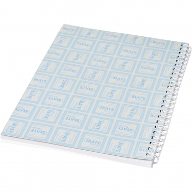 Logo trade promotional merchandise photo of: Desk-Mate® spiral A4 notebook