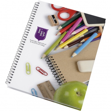 Logo trade advertising product photo of: Wire-o A4 notebook hard cover